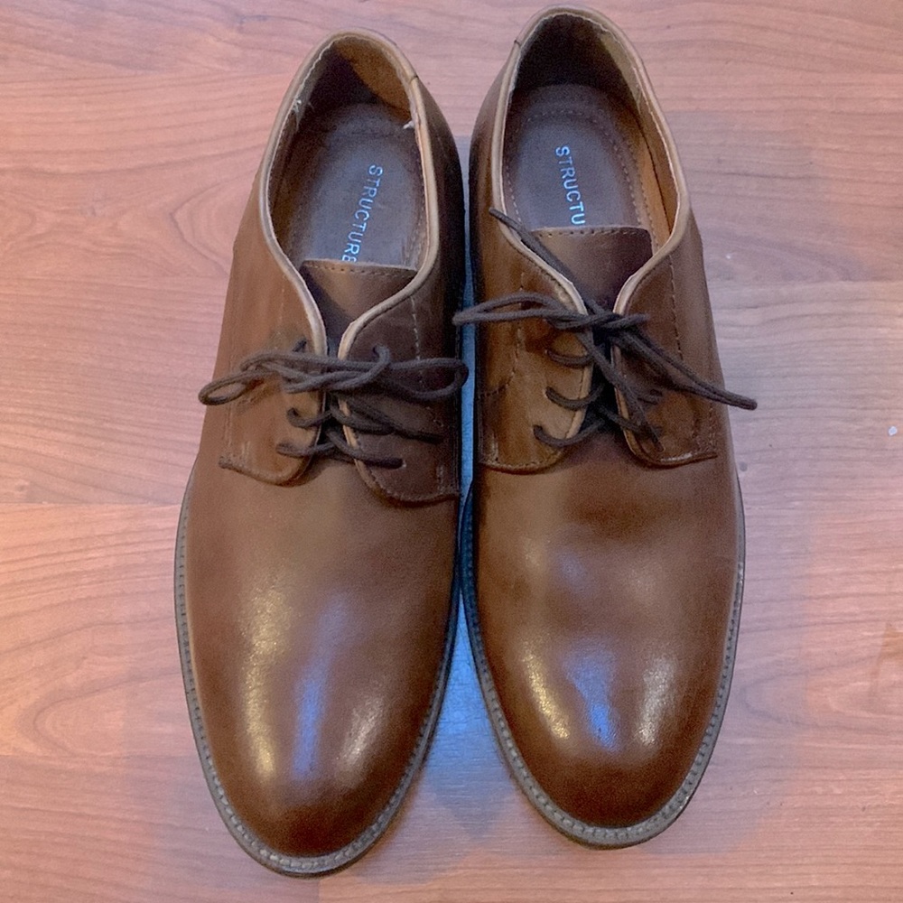 Men’s Structure Oxfords, US size 8 Brown
